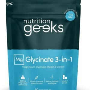 Magnesium Glycinate 3-in-1 Complex 1800mg – The Ultimate Vegan Supplement for Better Sleep, Muscle Recovery, and Mental Wellness